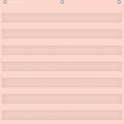 Blush 7 Pocket Chart, 28" x 28"