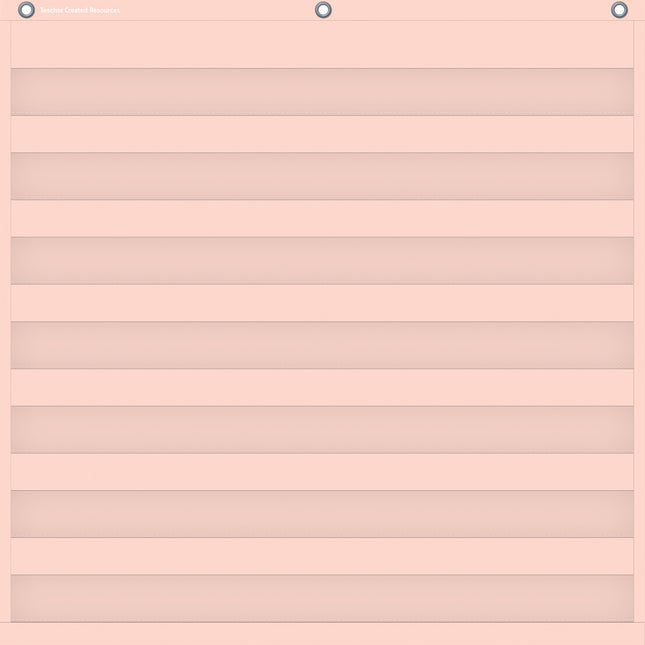 Blush 7 Pocket Chart, 28" x 28"