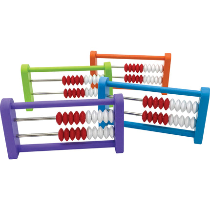 20-Bead Wooden Mini Rekenreks, Pack of 4