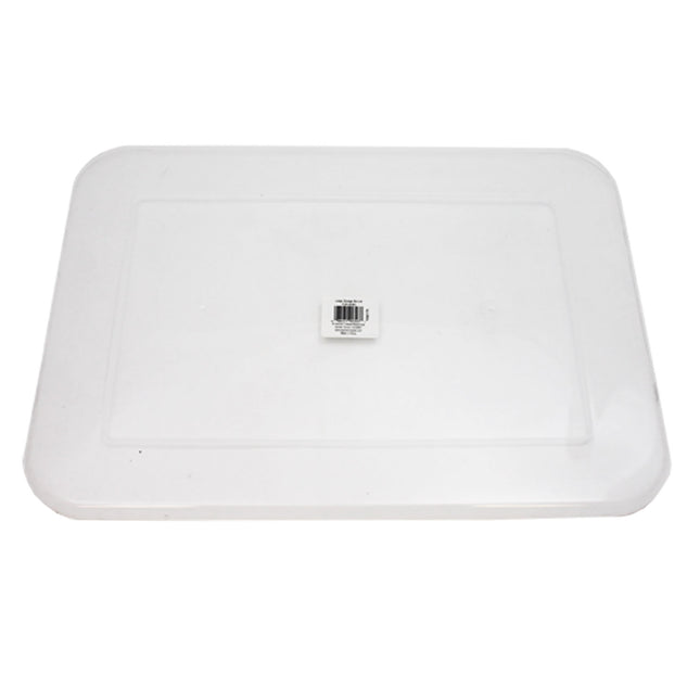 Clear Plastic Storage Bin Lid - Large