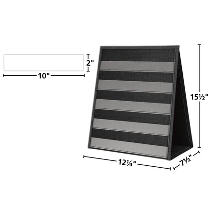 Black Desktop Pocket Chart, 15-1/2" x 12"