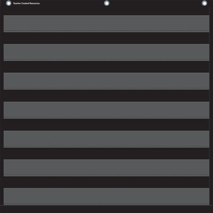 Black 7 Pocket Chart