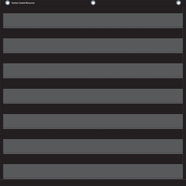 Black 7 Pocket Chart