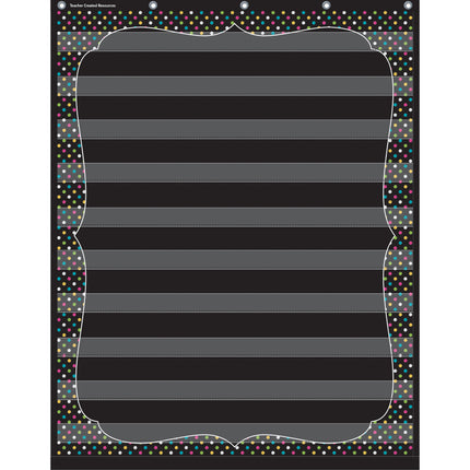 Chalkboard Brights 10 Pocket Chart