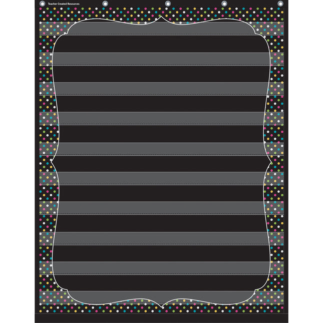 Chalkboard Brights 10 Pocket Chart