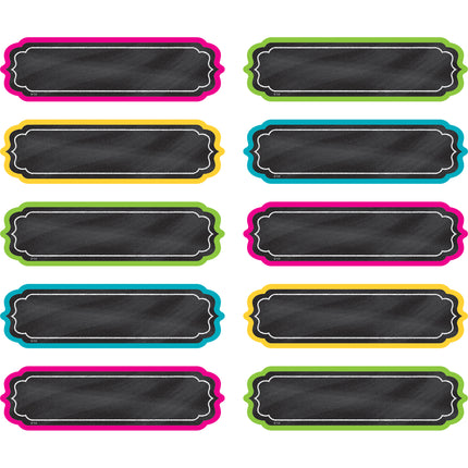 Chalkboard Brights Non-Adhesive Labels, Pack of 120