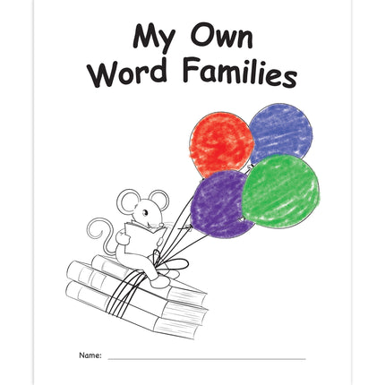 My Own Books: My Word Families Book, 25 Pack
