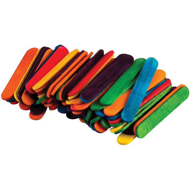 STEM Basics: Multicolor Mini Craft Sticks