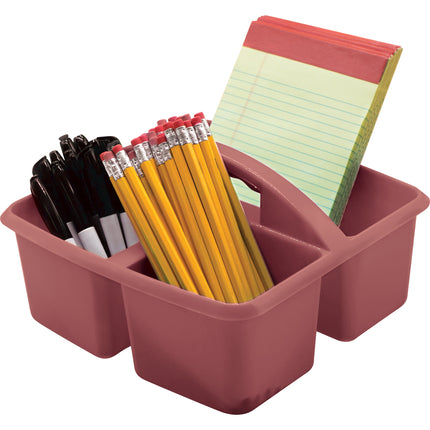 Deep Rose Plastic Storage Caddy
