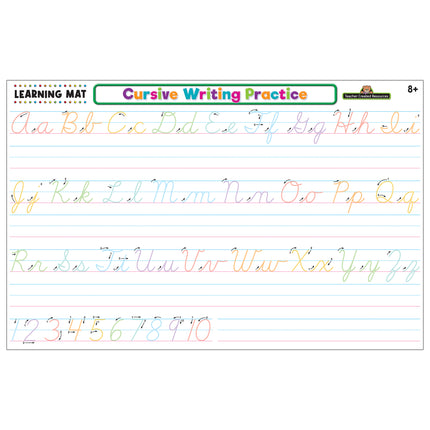 Cursive Writing Practice Learning Mat