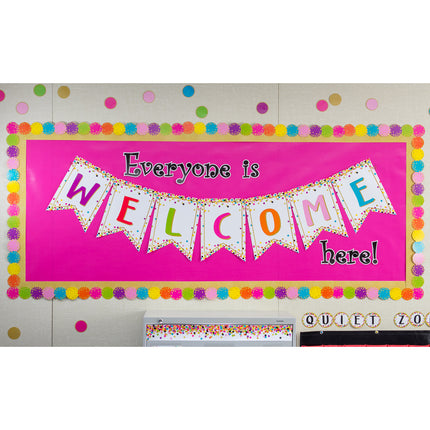 Confetti Circles Die-Cut Border Trim