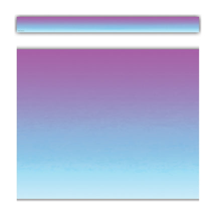 Purple and Blue Color Wash Straight Border Trim