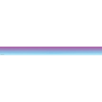 Purple and Blue Color Wash Straight Border Trim