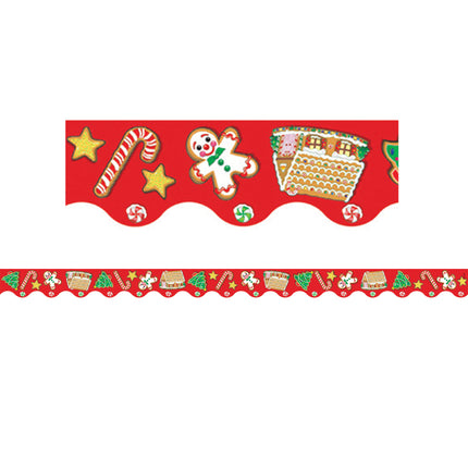 Christmas Scalloped Border Trim