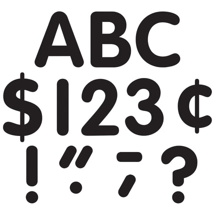 Black Classic Font 4" Letters Uppercase