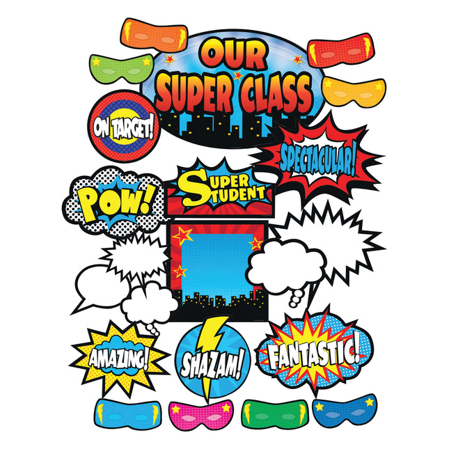 Superhero Bulletin Board Display Set