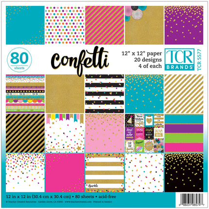 Confetti Project Paper, 12" x 12"