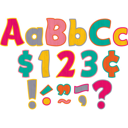 Tropical Punch Funtastic 4" Letters