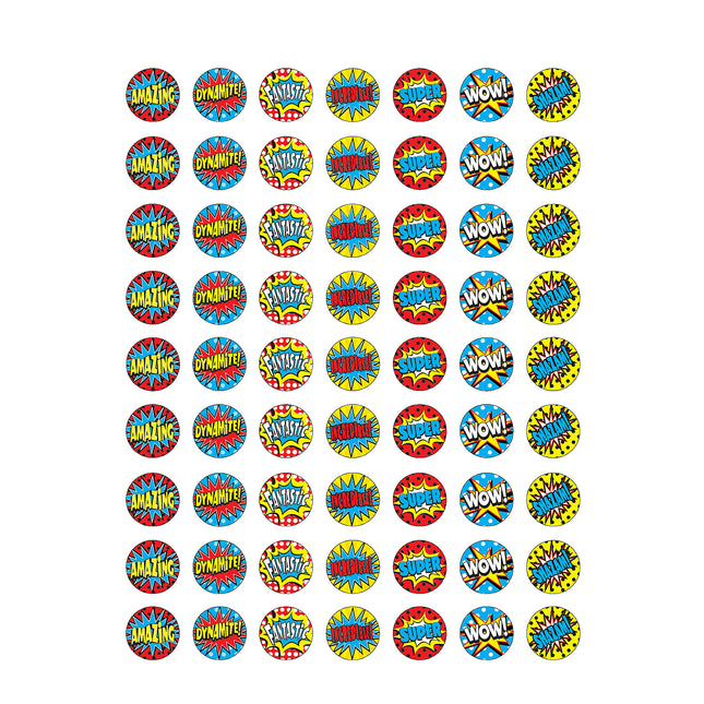 Superhero Mini Stickers