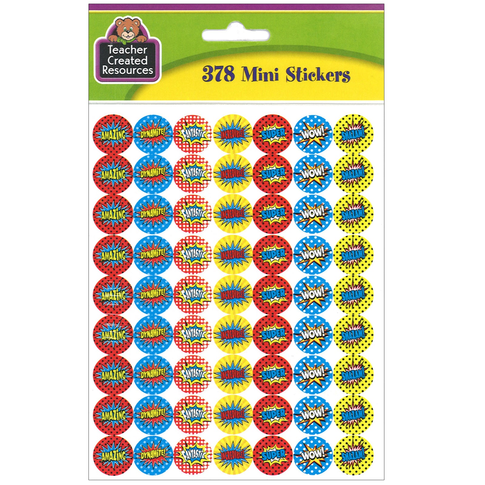 Mini Sticker Board Superhero Mini Stickers – ES School Supply