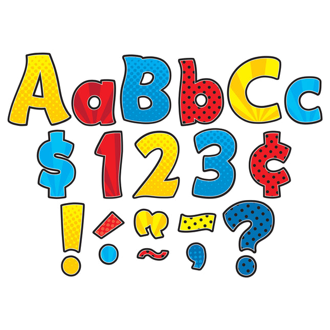 Superhero Funtastic 4" Letters Combo Pack
