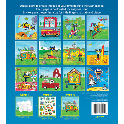 Pete The Cat Modern Mosaics Stick to the Numbers