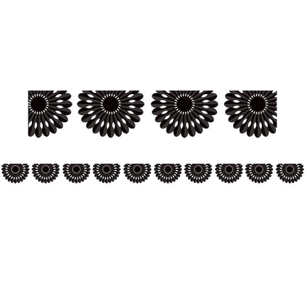 Black & White Fiesta Border Die-cut