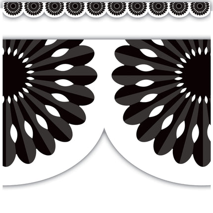 Black & White Fiesta Border Die-cut