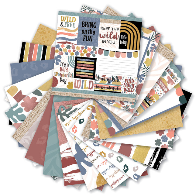 Wonderfully Wild Project Paper, 12" x 12"