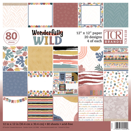 Wonderfully Wild Project Paper, 12" x 12"