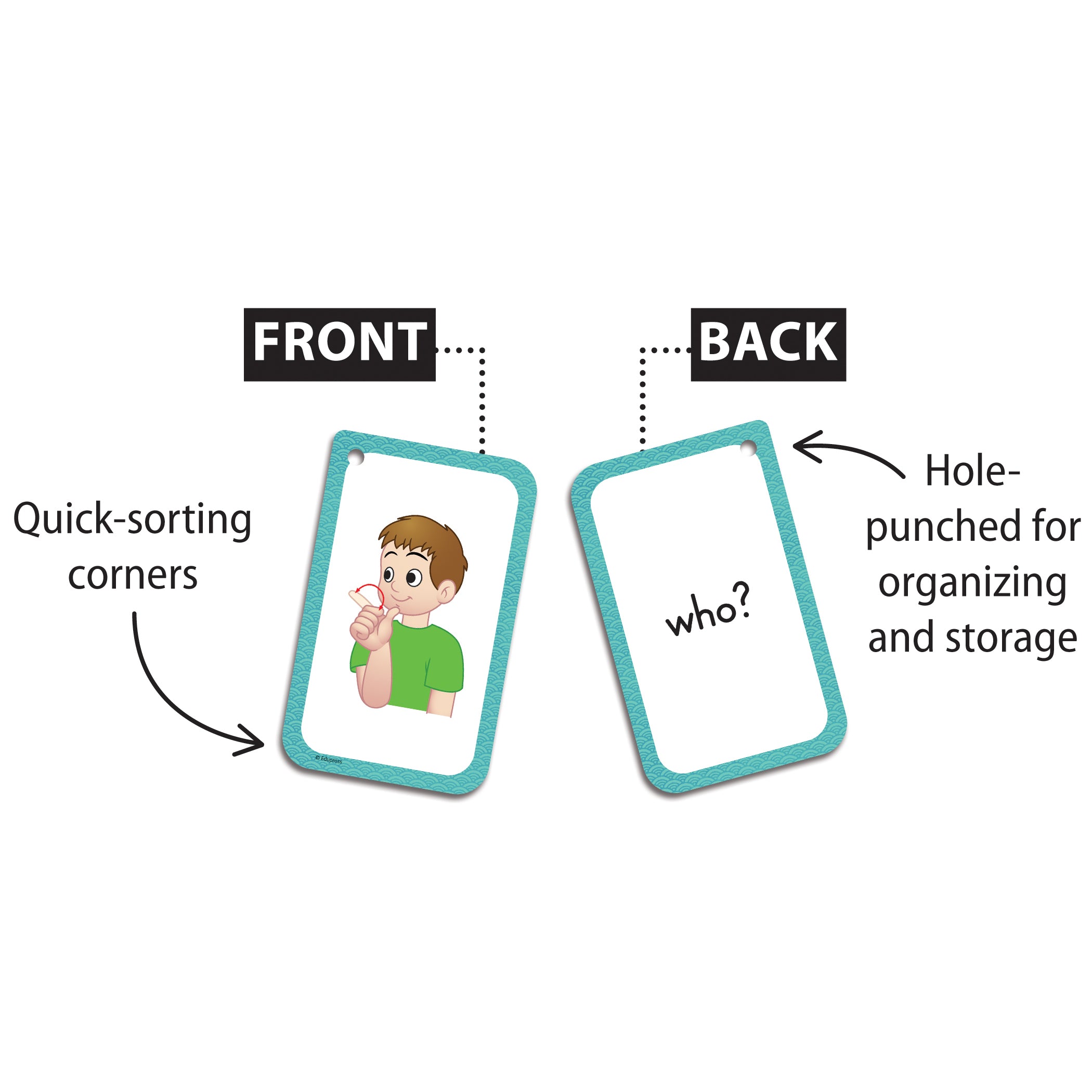 Sign Language Flashcard First Sign Language Flash Cards – ES School Supply