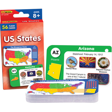 Us States Flash Cards