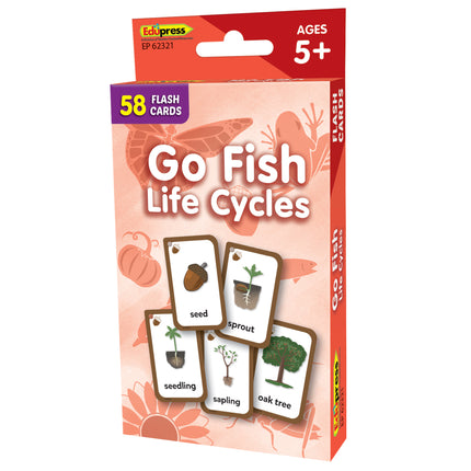 Go Fish Life Cycles Flash Cards