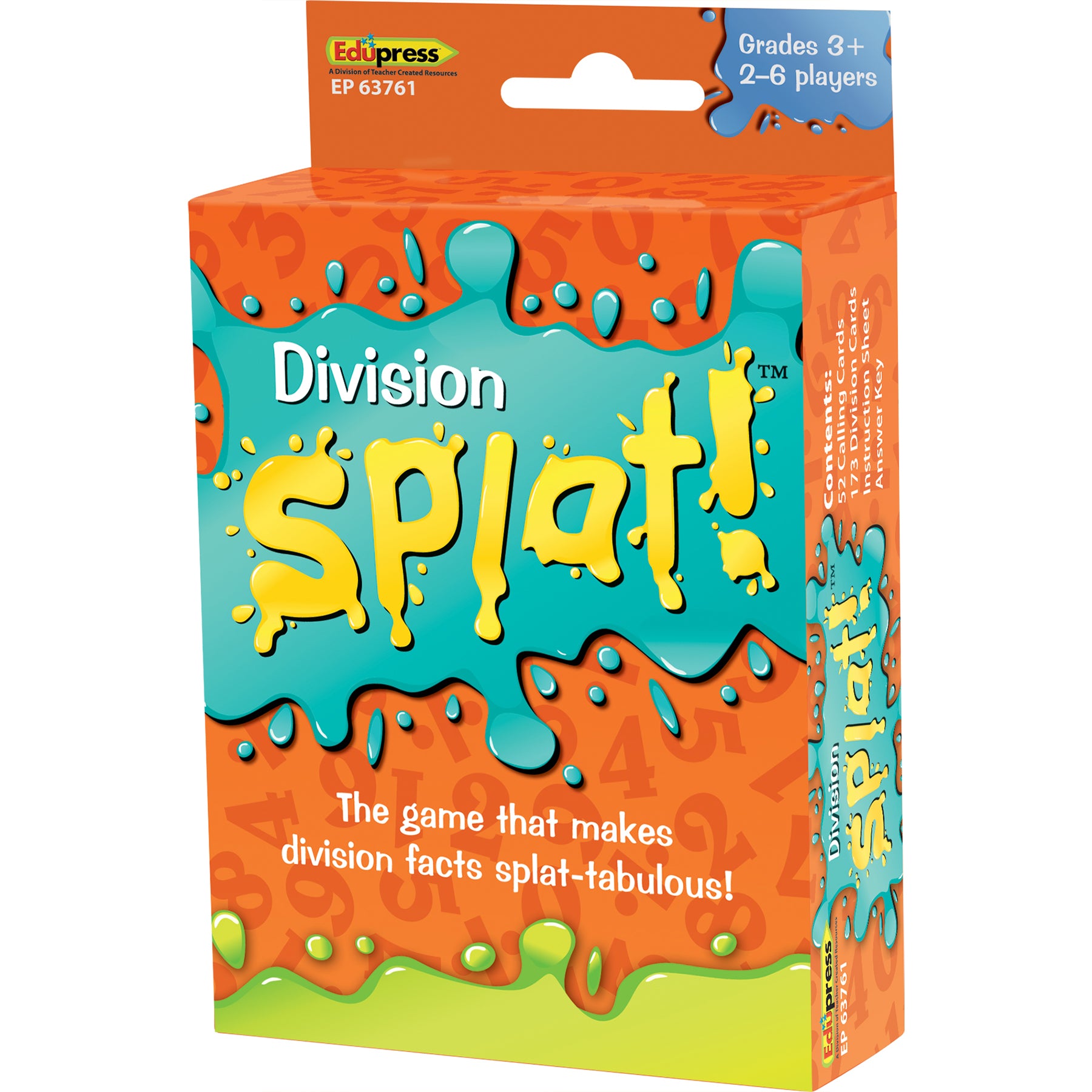 Splat Math Food Math Splat Game Division – ES School Supply