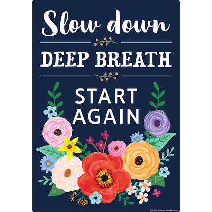 Wildflowers Positive Sayings Small Poster Pack, 11" x 15-3/4", Pack of 12