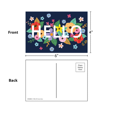 Wildflowers Hello Postcards