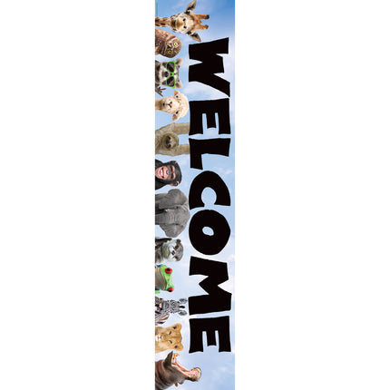Go Wild Animals Welcome Banner
