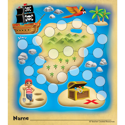 Treasure Hunt Reward Trackers With Stickers