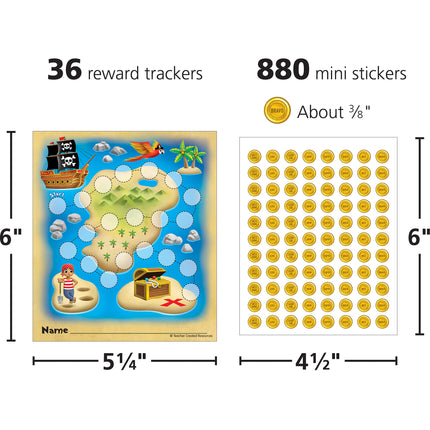 Treasure Hunt Reward Trackers With Stickers