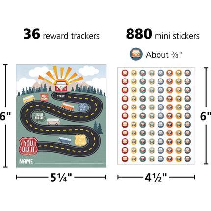 Moving Mountains Reward Trackers With Stickers