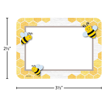 Buzzing Bees Name Tags Labels