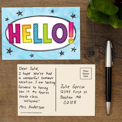 Brights 4Ever Hello Postcards