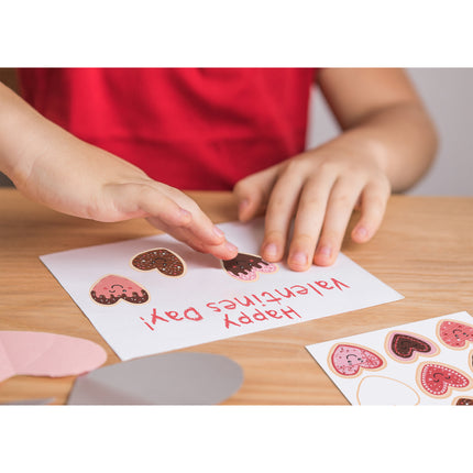 Frosted Heart Cookies Stickers