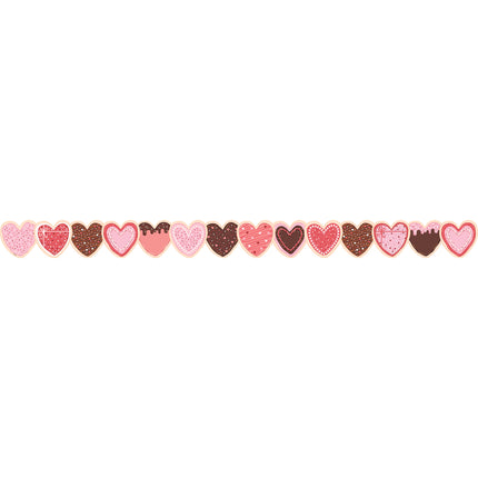 Frosted Heart Cookies Border Die-cut