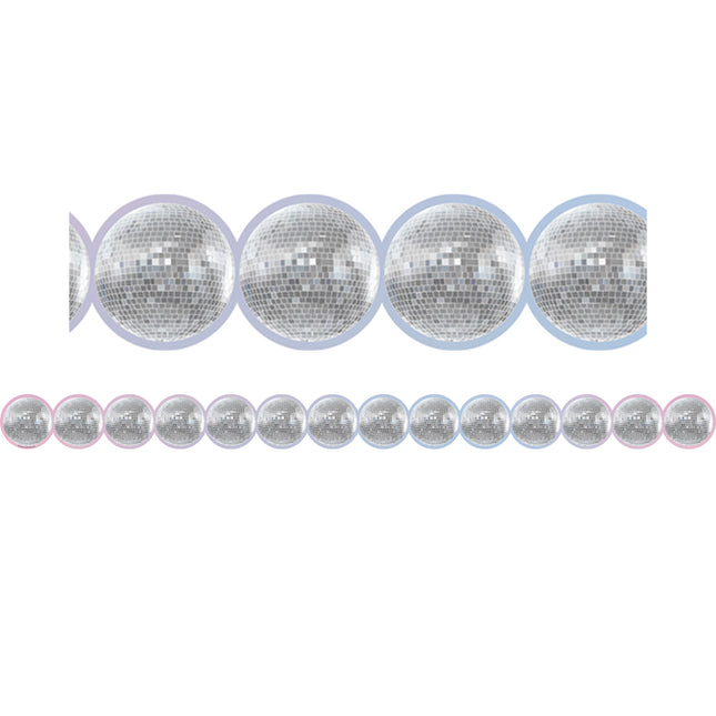 Disco Balls Diecut Border Trim