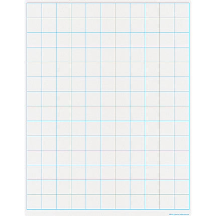 Graphing Grid Square Dryerase Chart 1-1/2 Inch