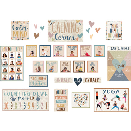 Everyone is Welcome Calming Corner Bulletin Board Set