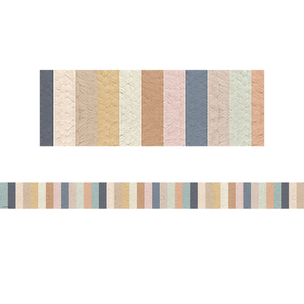 Everyone is Welcome Stripes Straight Border Trim