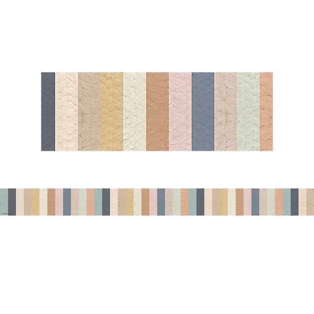 Everyone is Welcome Stripes Straight Border Trim