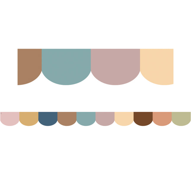 Everyone is Welcome Scalloped Die-Cut Border Trim